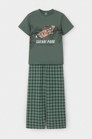 Пижама Crockid-зеленый мох