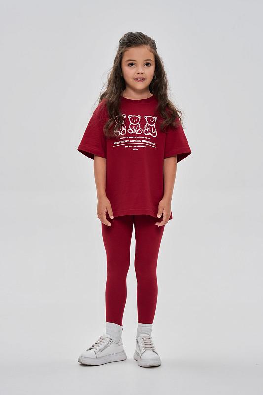 Футболка Miza-бордовый