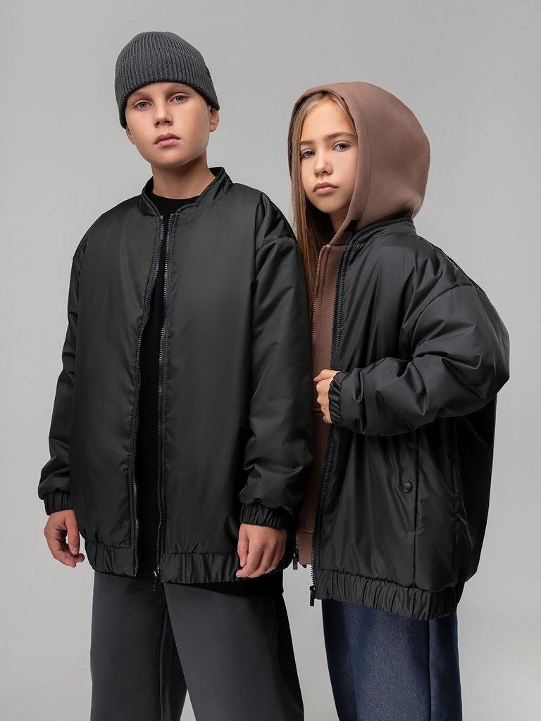 Бомбер Bodo -темо-серый