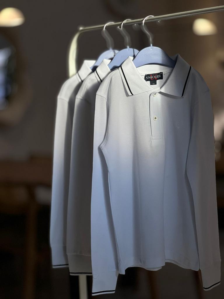 Unik kids поло - белый