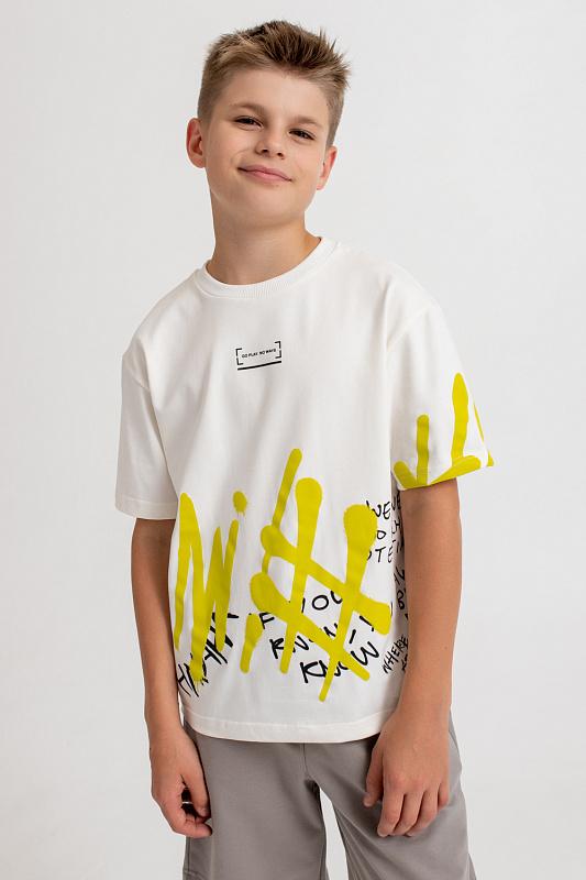 Футболка Miza-молочный