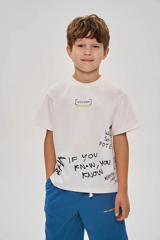 Футболка Miza-молочный