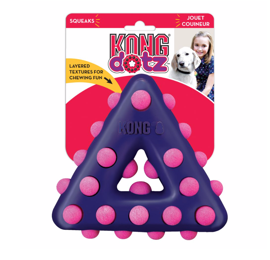 Игрушка KONG Dotz Triangle 17 см