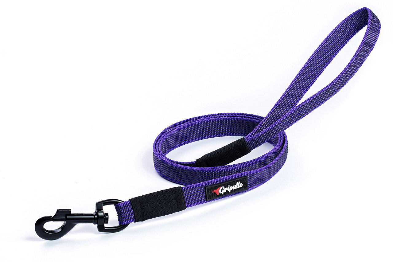 Поводок Gripalle фиолетовый 3 метра ширина 18 мм