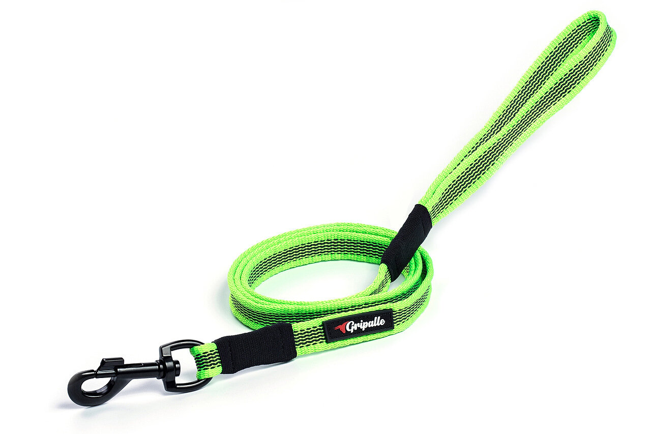 Поводок Gripalle салатовый 3 метра, ширина 18 мм