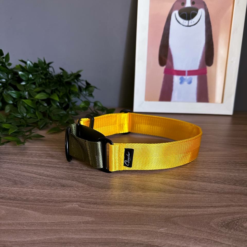 Ошейник Yellow&Khaki 45- 60см