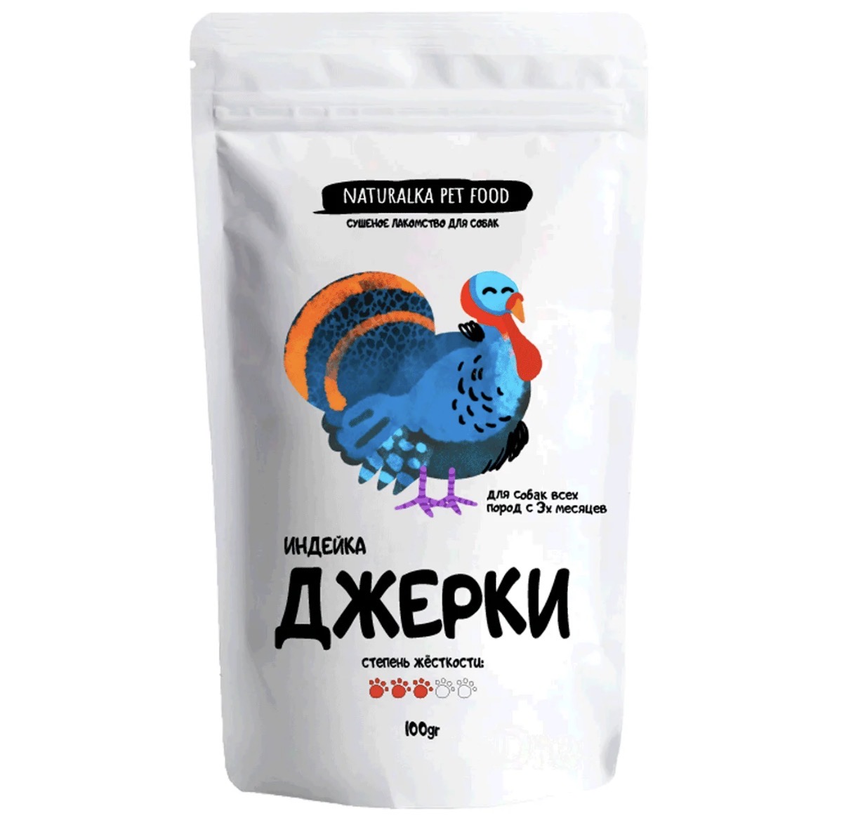Джерки из индейки NaturalkaPetFood 100 г