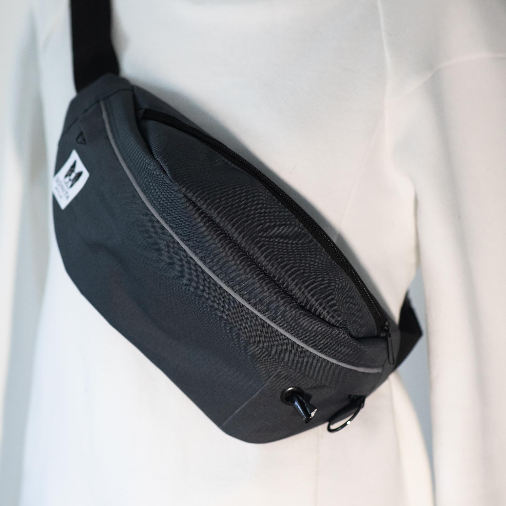 Поясная сумочка Sonita черная