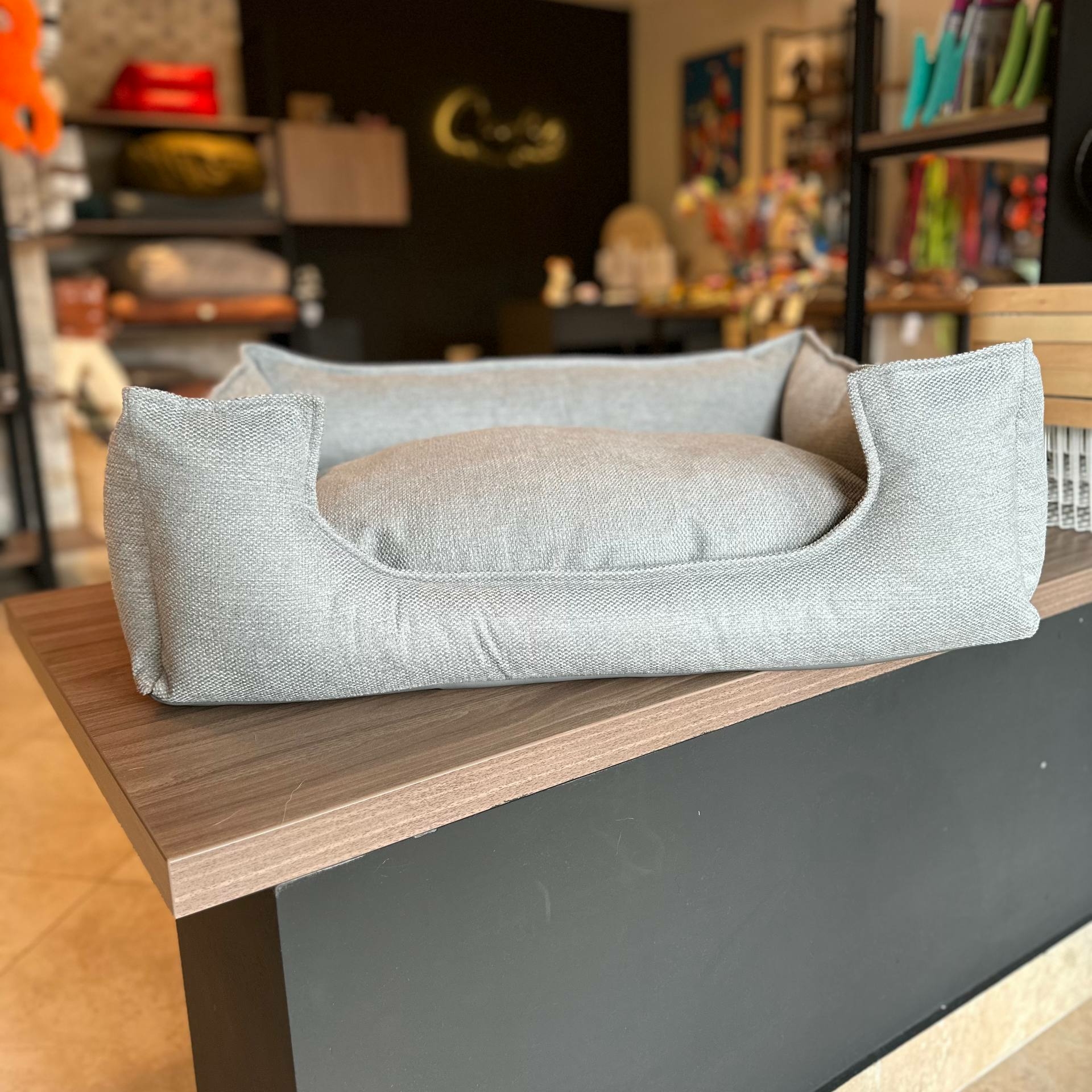 Лежанка FJORD серая