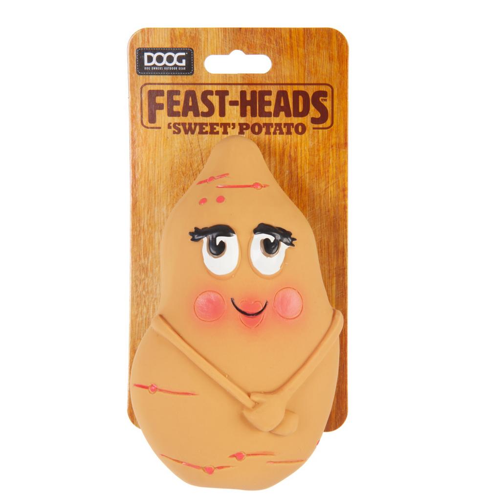 DOOG Игрушка для собак "Сладкая картошечка", латекс, 15х9х5см (Австралия)!