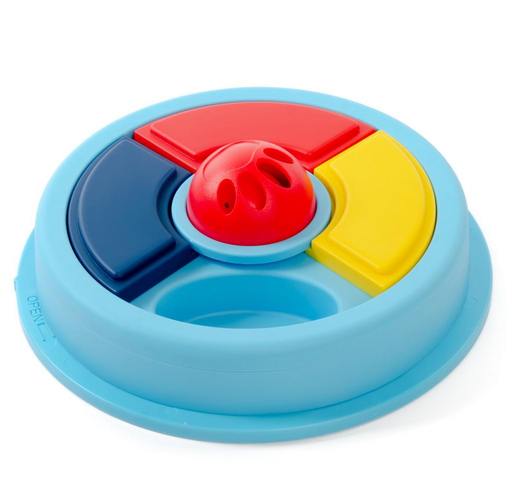 SkyRus Игрушка для собак и кошек интерактивная "Mini Puzzle Toy", голубая