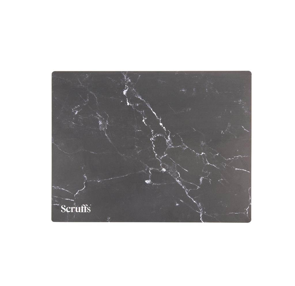 SCRUFFS Коврик под миски "Placemat", чёрно-белый, 40х30см (Великобритания)