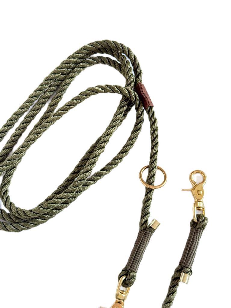 Перестёжка из корда оливковый 2 м 50 см