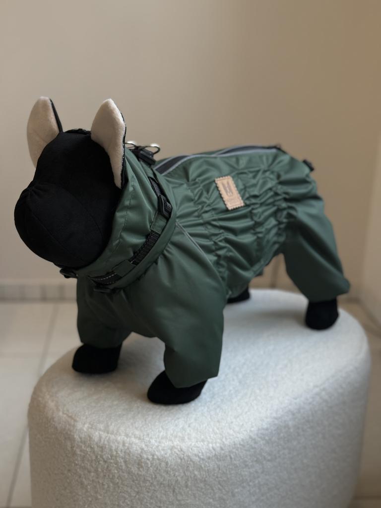 Комбинезон с тонким подкладом (с ошейником) Sonita зелёный