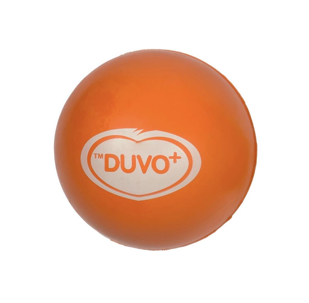 DUVO+ Игрушка для собак "Мяч резиновый", оранжевый, 7.5см
