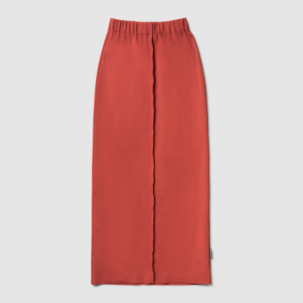 Юбка миди LAY / терракот