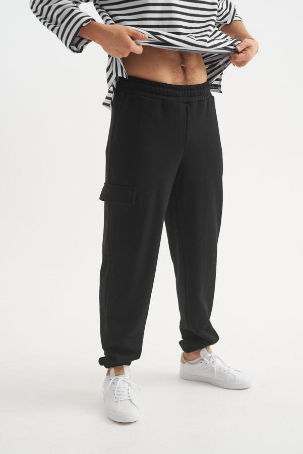 Брюки карго EASY MAN / чёрный
