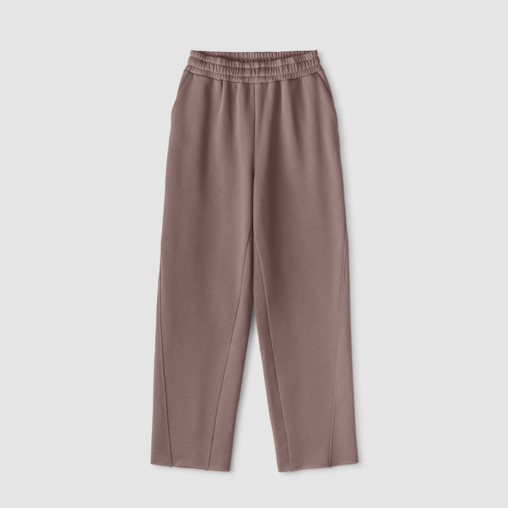 Брюки укороченные / мокко