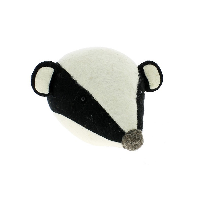 Декоративная голова "Барсук"