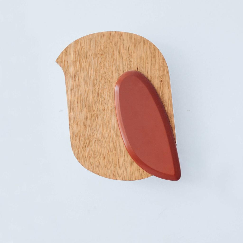 Настенное бра "Bird" с терракотовым крылом