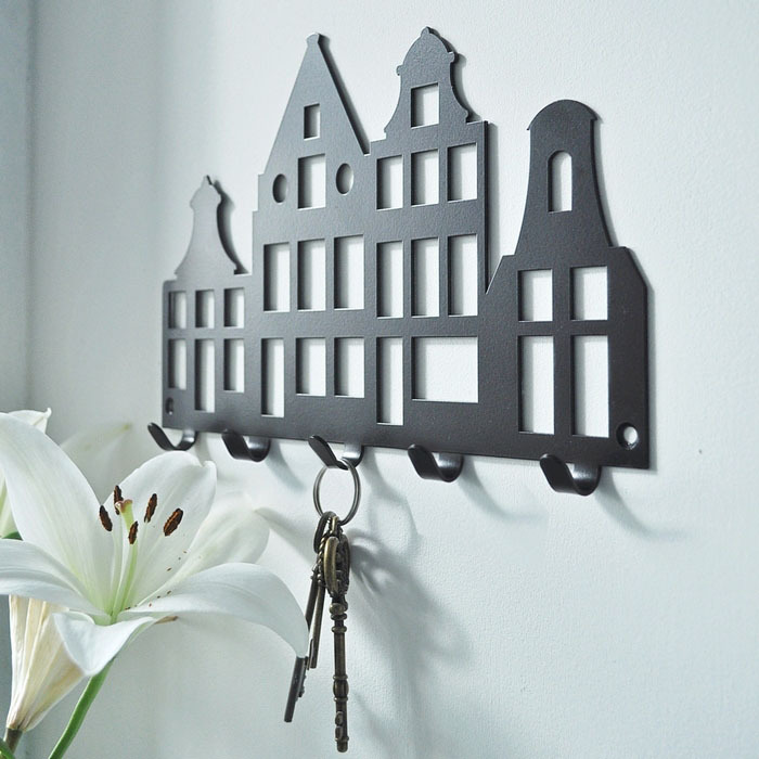 Вешалка "Домики Амстердама"