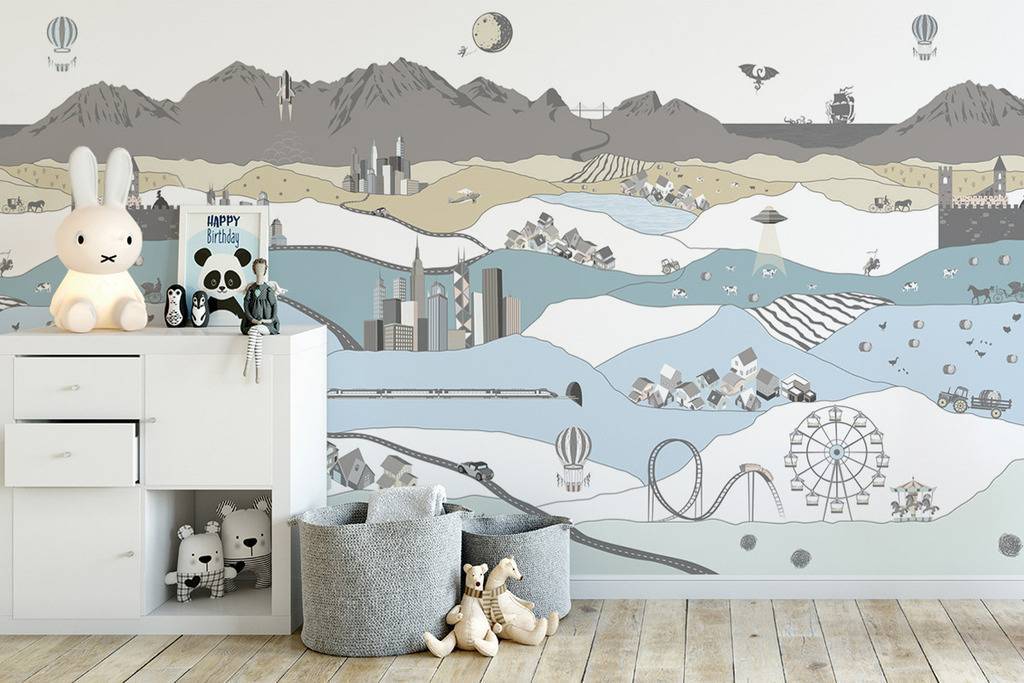 Обои "Футуристический город"