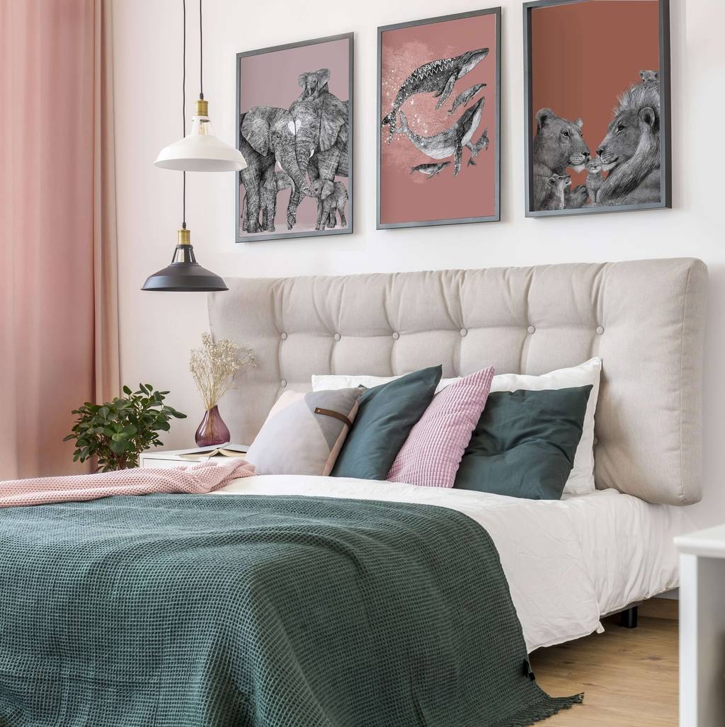 Набор постеров "Семьи животных"