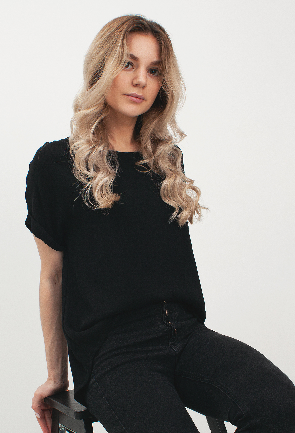 Взрослая туника черная