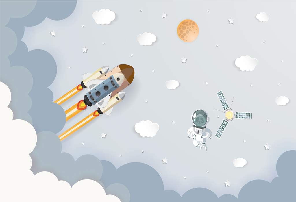 Обои "Полет в космос"