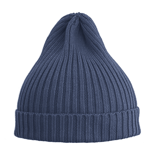 Шапка джинсово-синяя