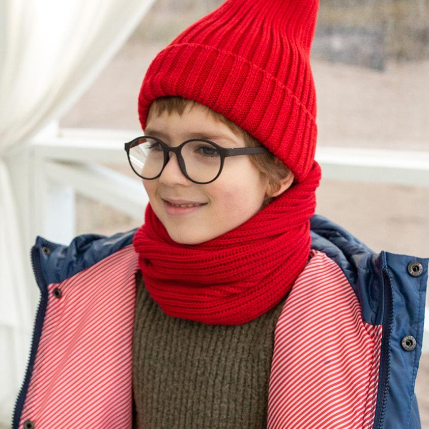 Снуд красный