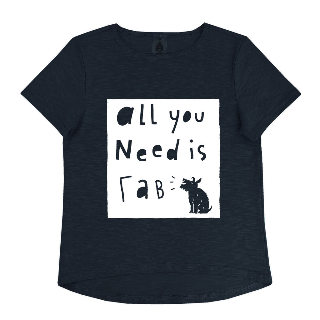 Футболка "All You Need Is ГАВ" антрацит (взрослые и детские)