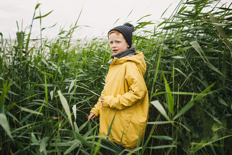 Парка детская желтая