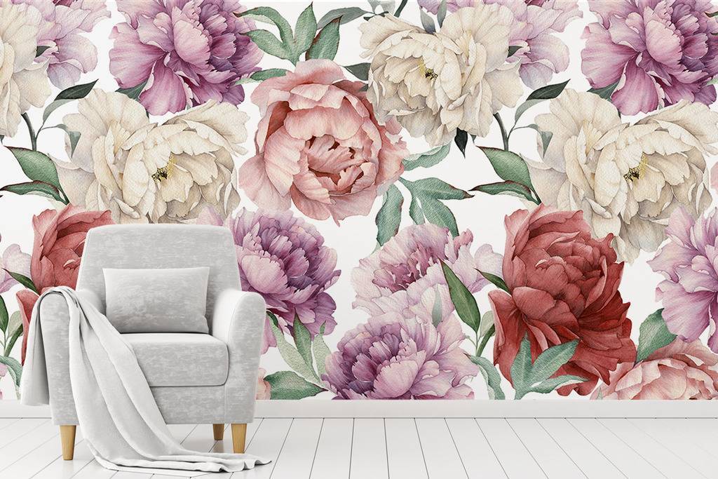 Обои "Букет пионов"