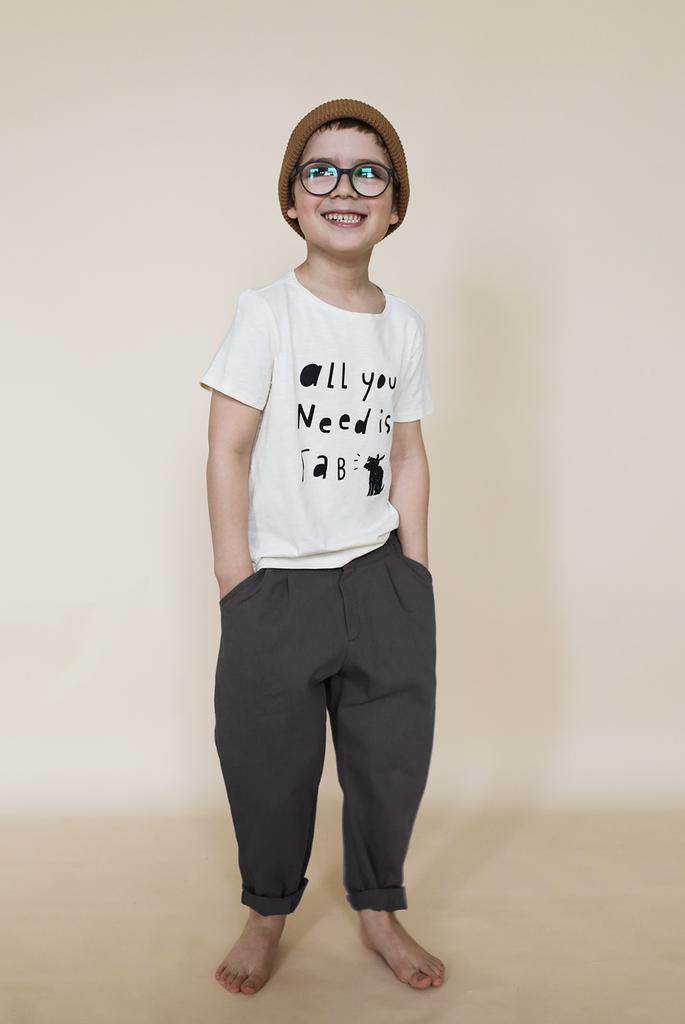 Брюки-бананы антрацит