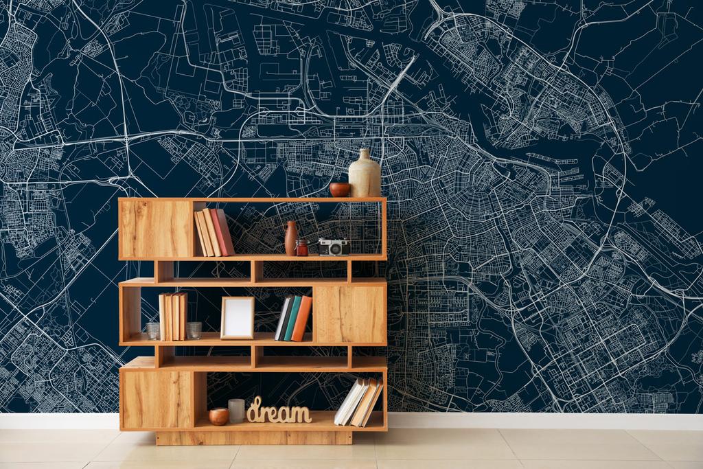 Обои "CITY AMSTERDAM night"