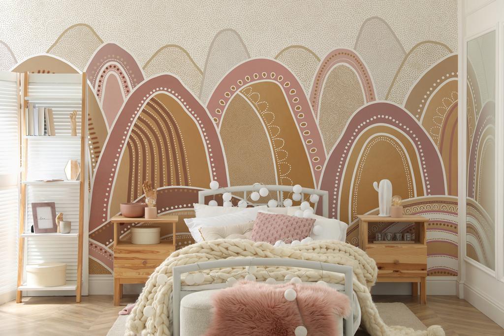 Обои "POINTS MOUNTAINS rose"