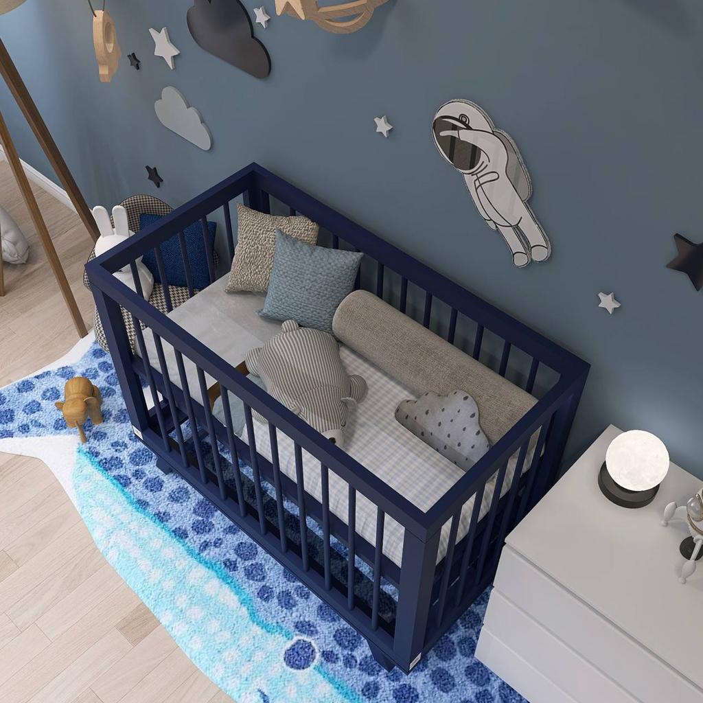 Кроватка для новорожденного Lilla Aria Night Blue