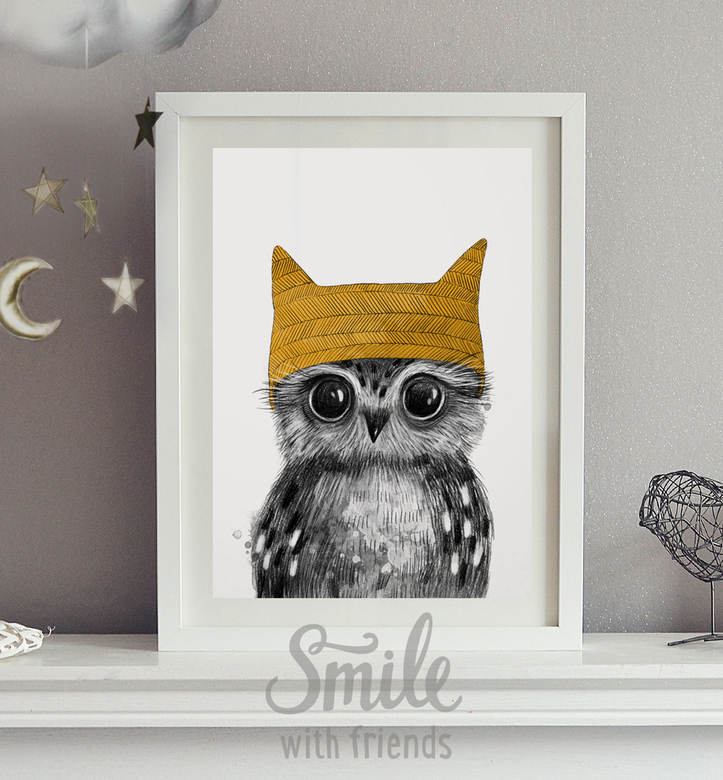 Постер "Малыш совёнок"