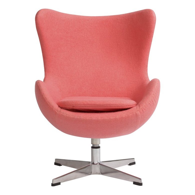 Кресло Egg Chair, коралловое