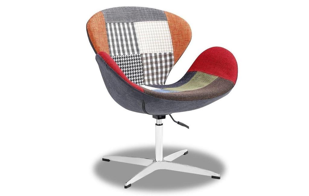 Кресло Swan пэчворк