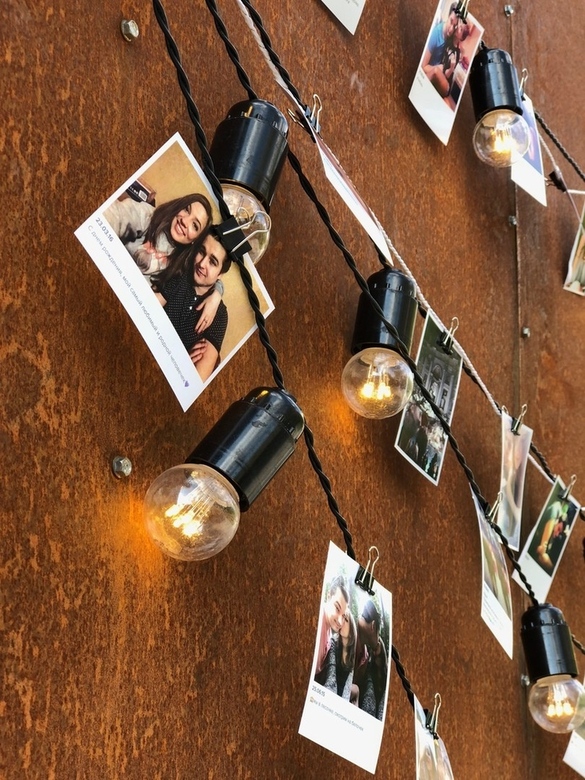 Ретро гирлянда на батарейках