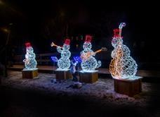 Снеговик-музыкант