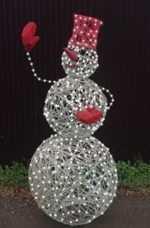 Световая фигура "Снеговик"