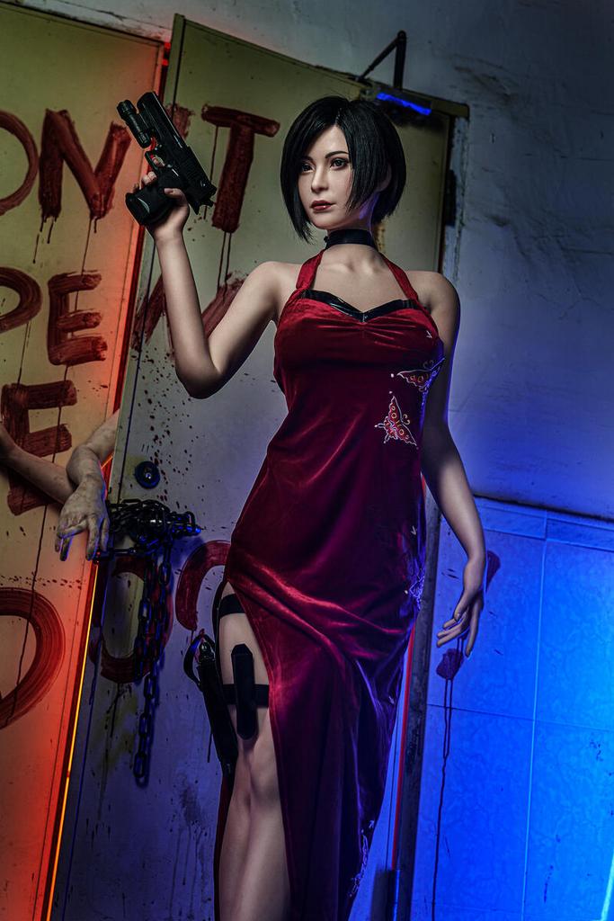 силиконовая реалистичная кукла для секса, resident evil, секс кукла  ада вонг