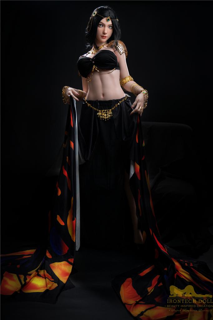 Реалистичная силиконовая / ТПЕ секс кукла  irontech doll 166 см - Louisa