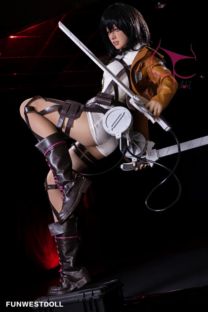 Реалистичная секс кукла Funwest Doll из ТПЕ 159 см - Chloe