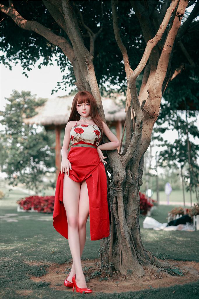 Реалистичная силиконовая / ТПЕ секс кукла JY Doll 163 см - Peaches