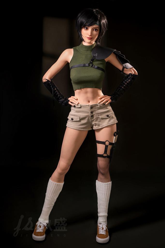 Реалистичная силиконовая / ТПЕ секс кукла Jiusheng doll 168 см - Yuffie