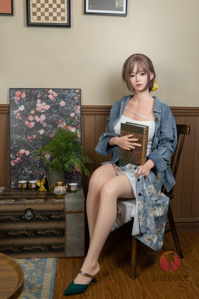 Реалистичная силиконовая / ТПЕ секс кукла Shedoll 165 см - Jiang Xiaowan